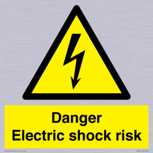 Danger Electric shock risk